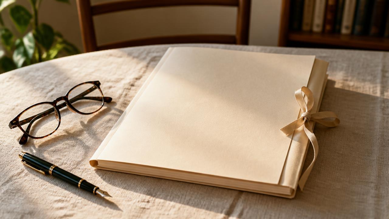 Estate planning documents including a will and trust prepared for attorney review
